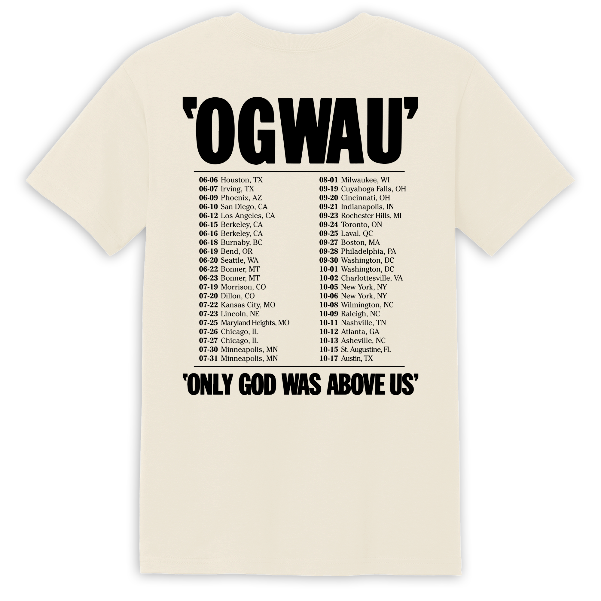 Tour 2024 S/S T-shirt