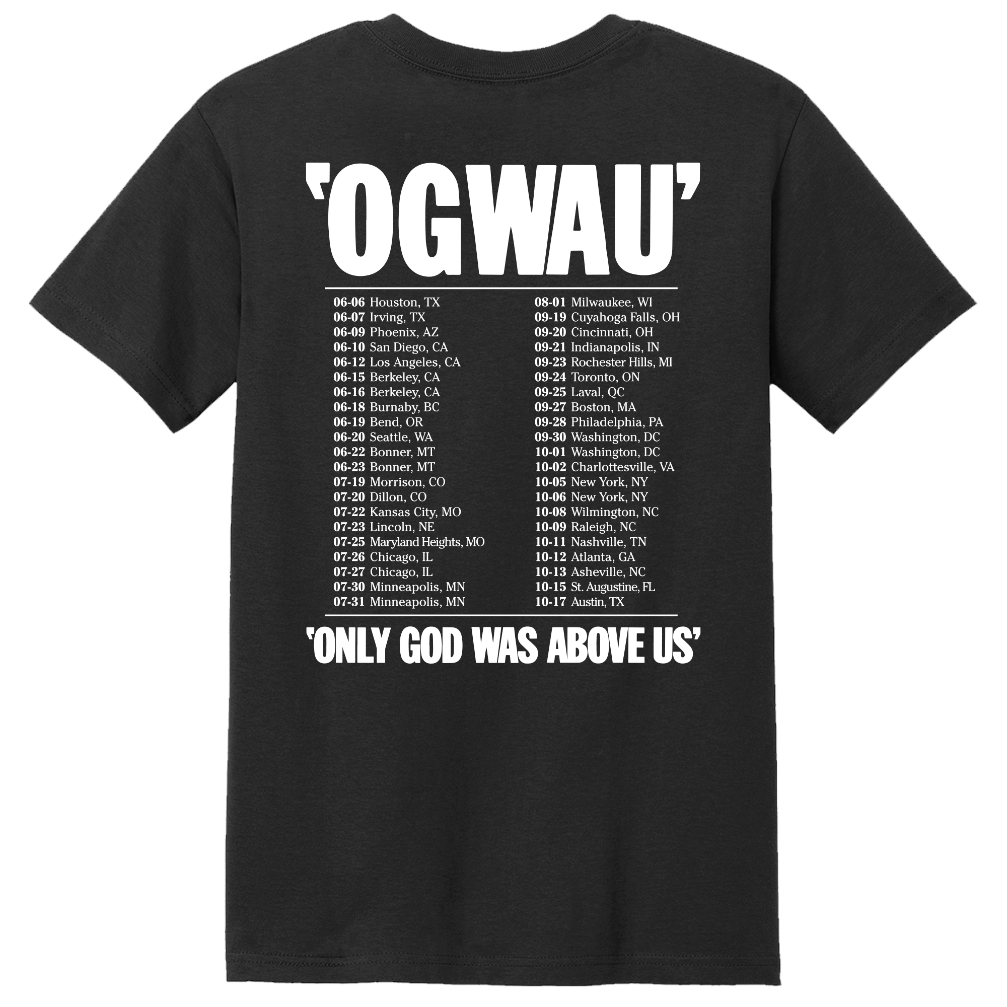 Limited Edition OGWAU Subway T-shirt