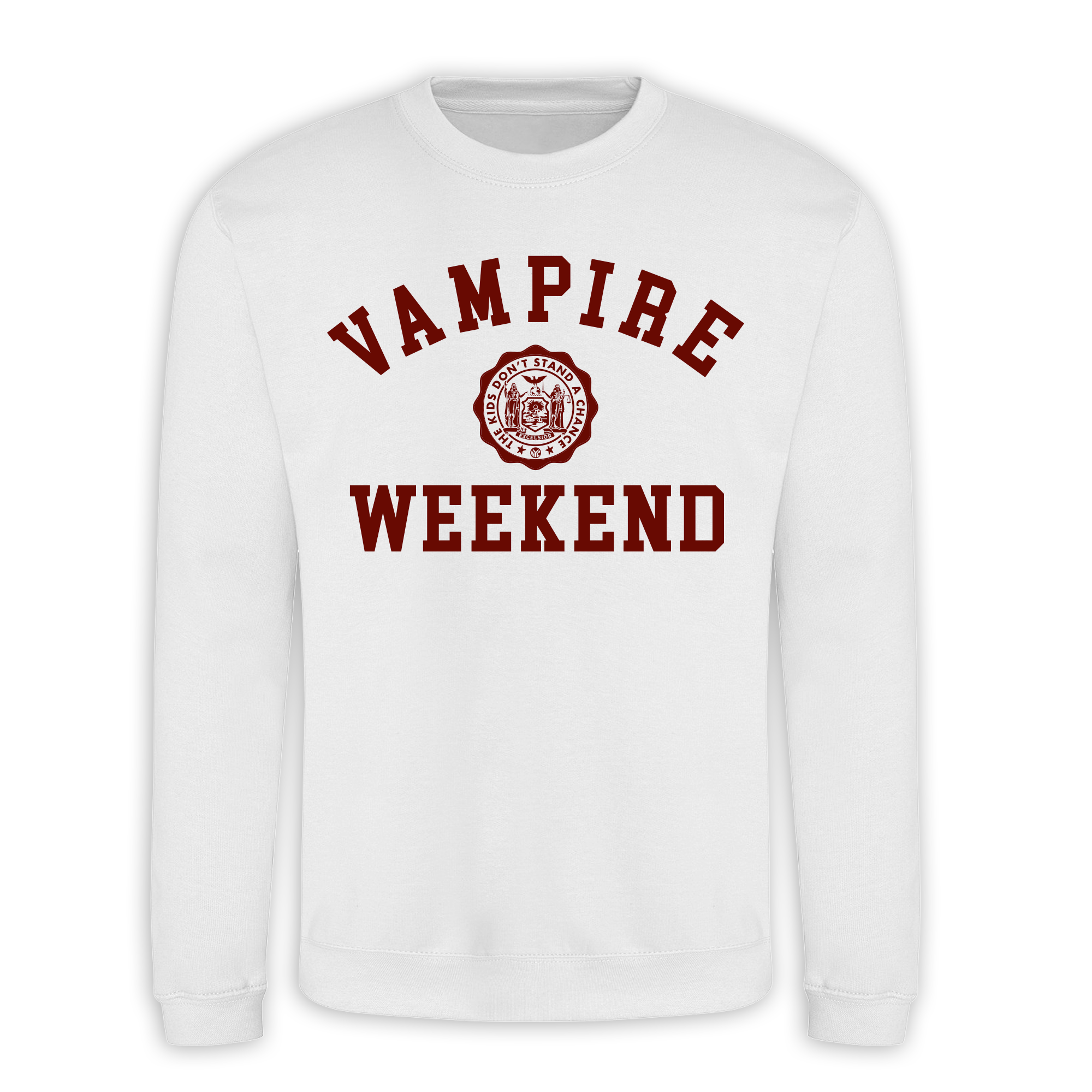 Collegiate (White) Crewneck Sweatshirt